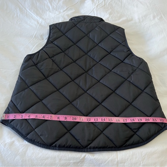 J. Crew Factory | Women’s SZ XL | Black Quilted Puffer Vest | EUC - Picture 10 of 10